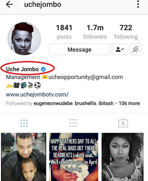 Trouble In Paradise? Uche Jombo Removes Husband’s Name From Instagram