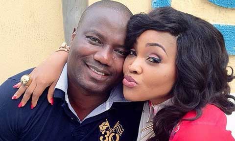 Mercy Aigbe and Lanre Gentry