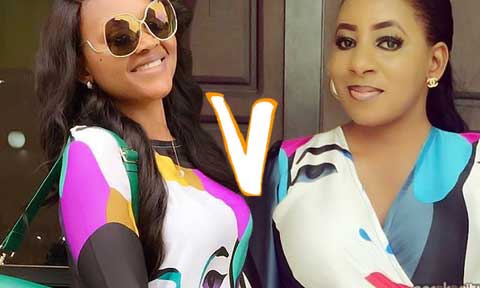 Mercy Aigbe and Mide Martins 