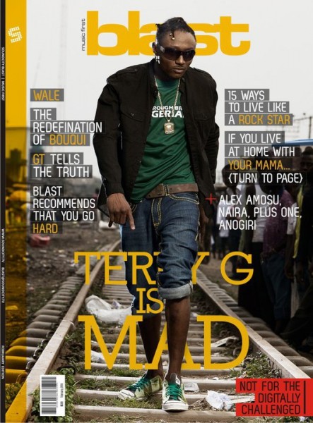 “Terry G is MAD!” Soundcity Blast shouts it out on the cover of their new issue