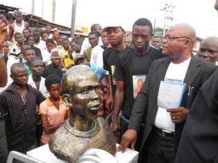 Pictures: Slain Fuel Subsidy Removal Protester Late Ademola Abe Laid To Rest And Immortalized