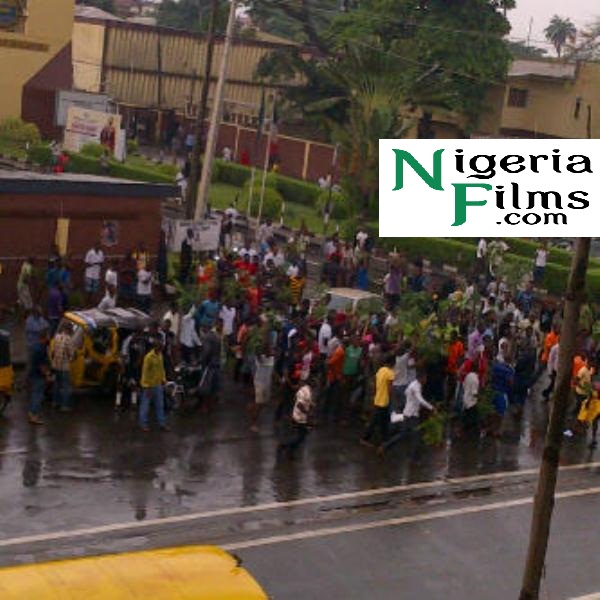 BREAKING: MAU Students In Heavy Protest Of UNILAG Name Change