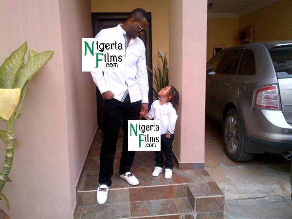 Peter Of P-Square Steps Out With Son, Cameron
