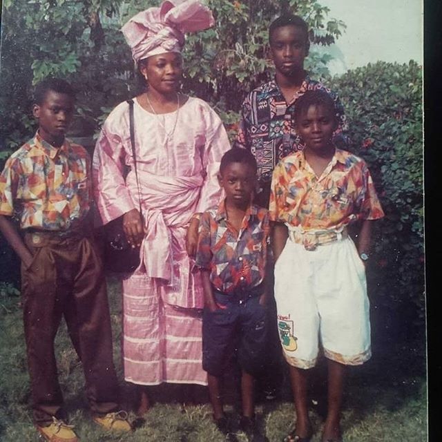 Annie Idibia Shares Childhood Picture With Siblings