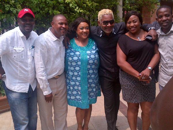 Nollywood Stars Meet Awilo Longomba