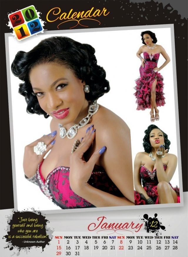 TOP ACTRESS CHIKA IKE LAUNCHES 2012 CALENDER