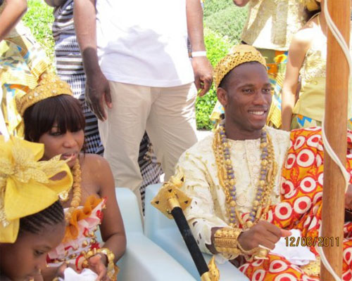 Pictures from Drogba’s Traditional wedding