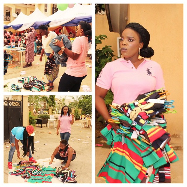 Empress Njamah Donates Gift Items To Abuja Children
