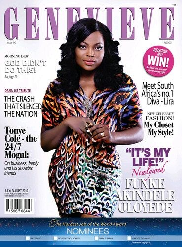 Funke Akindele Covers Genevieve Magazine
