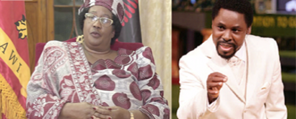 HOW TB JOSHUA’S PROPHECY INFLUENCED MALAWI PRESIDENT JOYCE BANDA’S CHOICE OF VICE PRESIDENTIAL CANDIDATE