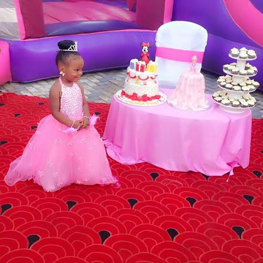 Chacha Eke Throws Huge Birthday For 2Year Old Daughter (Photos)