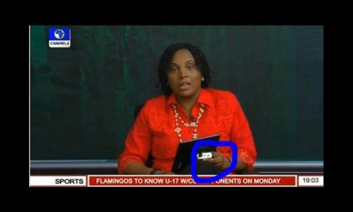 Presenter Caught Charging Phone On Live TV