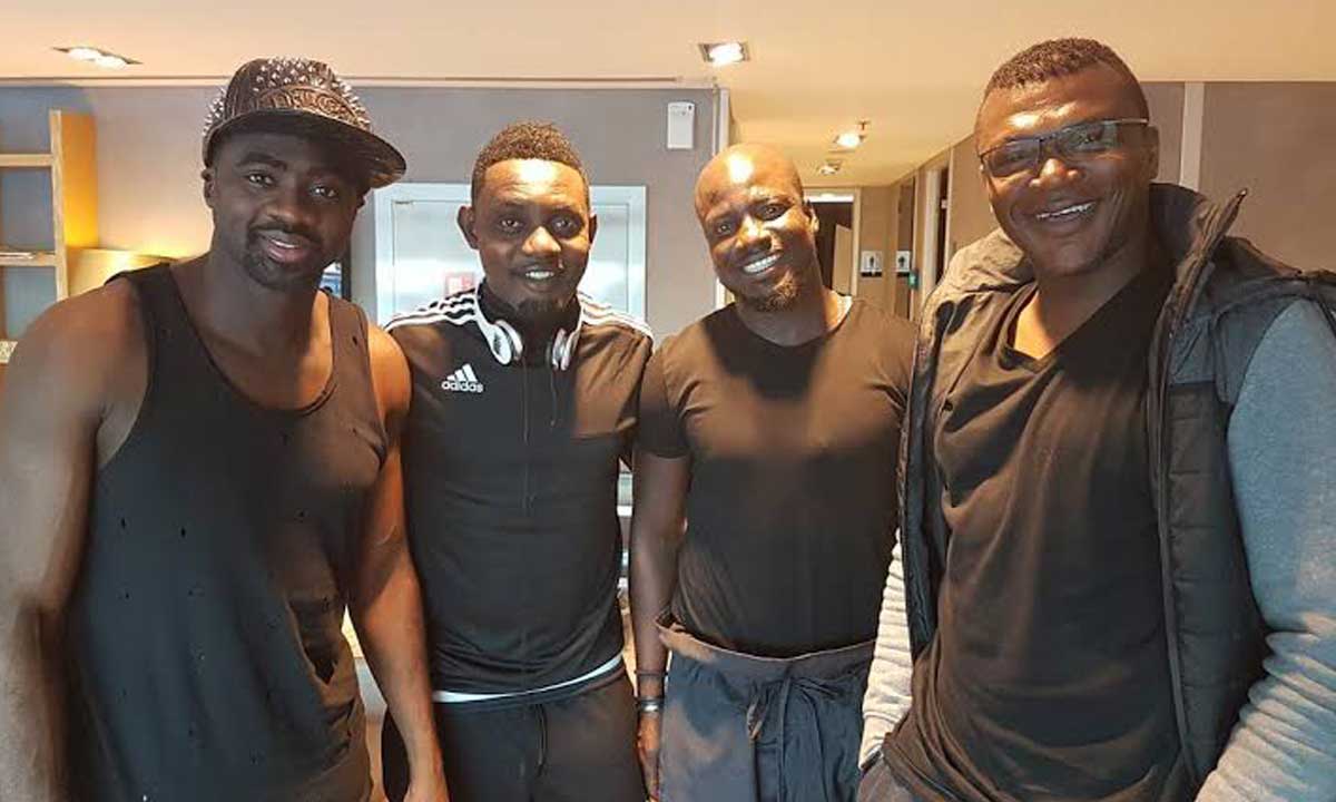 AY Hangs Out with Marcel Desailly and Kolo Toure in Turkey