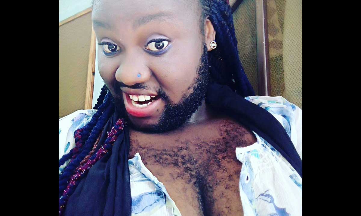 Most Hairy Nigerian Woman Becomes A Sensation