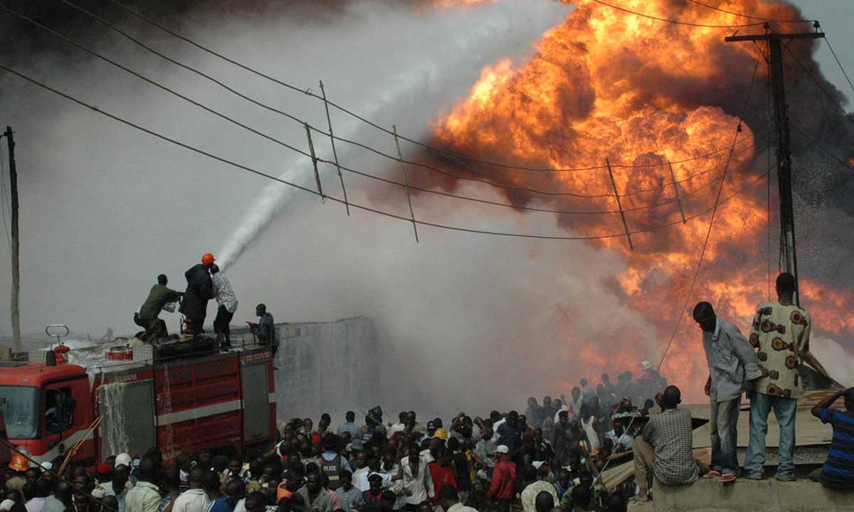 Tanker Explosion in Cele Burns Two to Death
