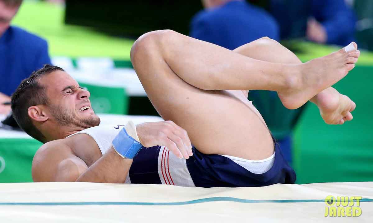 2016 Olympics – French Gymnast “Samir Ait Said” Breaks Leg During Olympic Vault [PHOTOS]