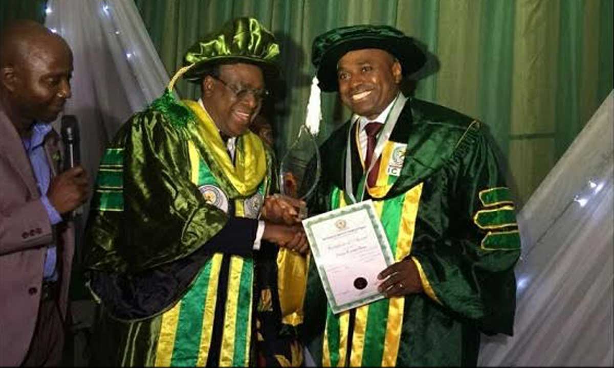 Actor, Kenneth Okonkwo Bags Doctorate Degree
