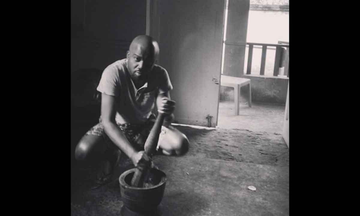 Noble Igwe Proves His a Good Cook in Throwback Picture