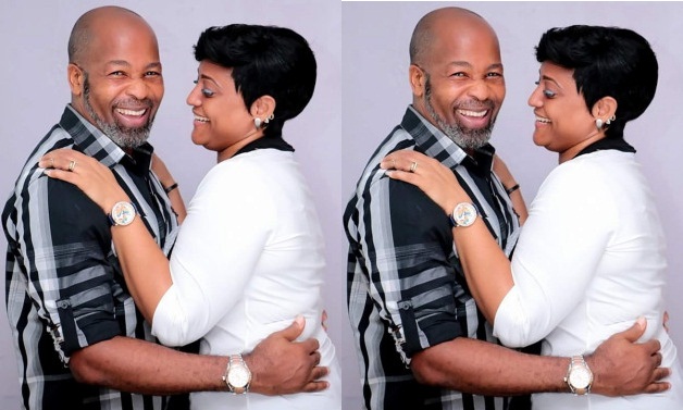 Yemi Solade ignores Economic Recession as He Celebrates with wife