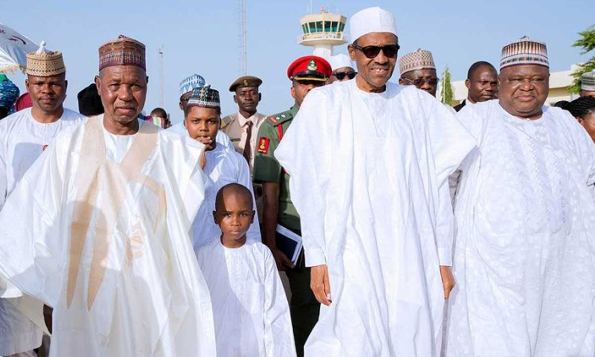 PHOTOS:Buhari Travels to Hometown to Celebrate Sallah Despite Economic Recession
