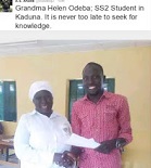 Grandmother Enrolls in Kaduna School as SS2 Student