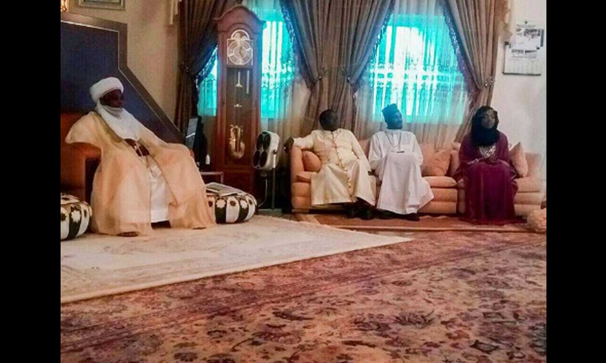 Photos: Sultan of Sokoto Welcome Sound Sultan, 2face, Annie Idibia to Sokoto