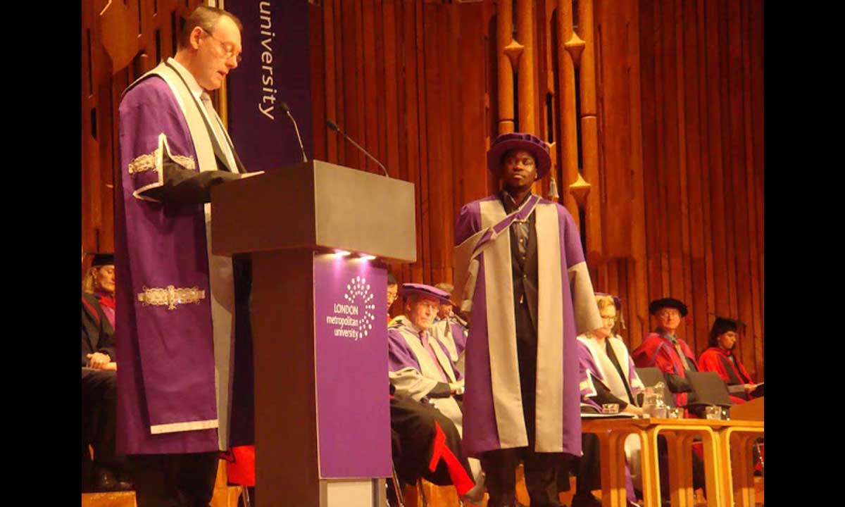 Inspiring: Alexander Amosu Gets Degree from School He Dropped Out From