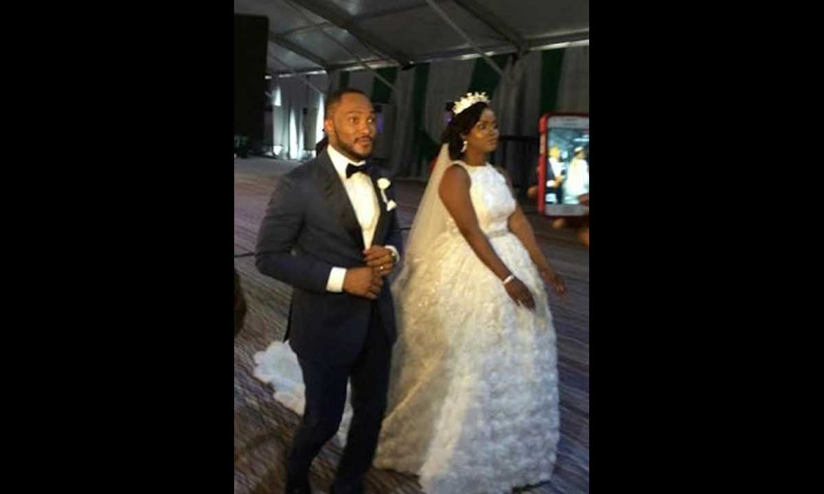 Photos of Nollywood actor Blossom Chukwujekwu as he weds Maureen in Lagos