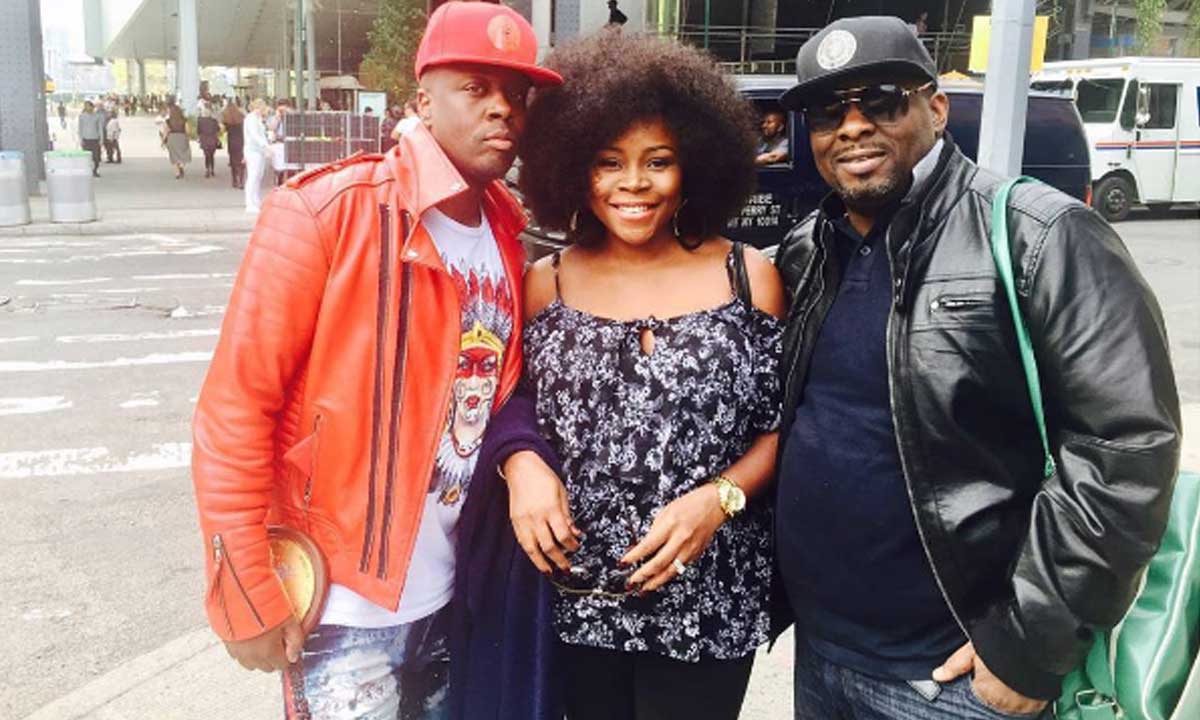 Omawumi Hangs Out with Wyclef Jean in New York