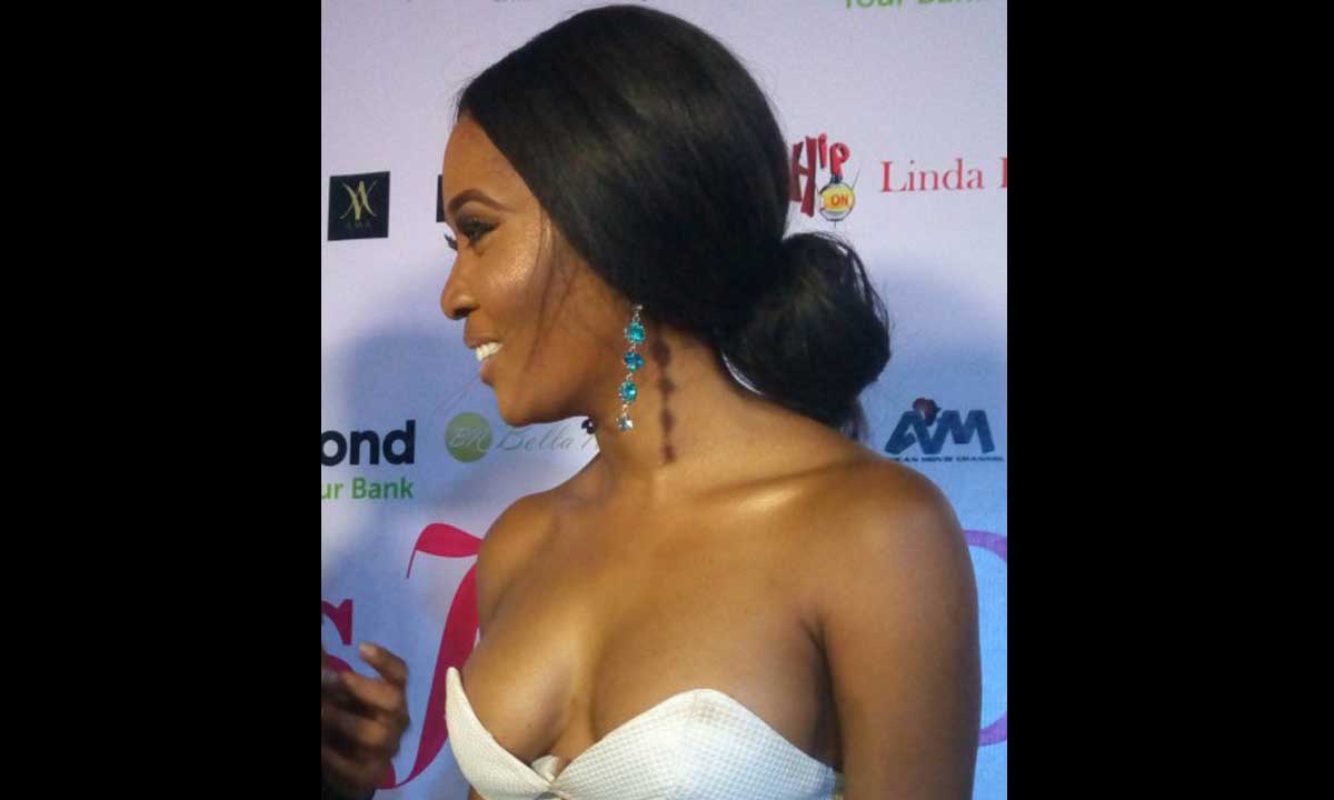 See How Toni Tones Exposed Herself at The Movie Premiere of Bovi