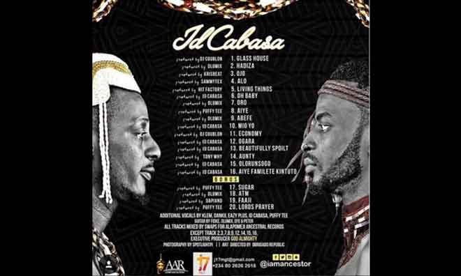 9ice honour ID Cabasa with His album titled “ID Cabasa”