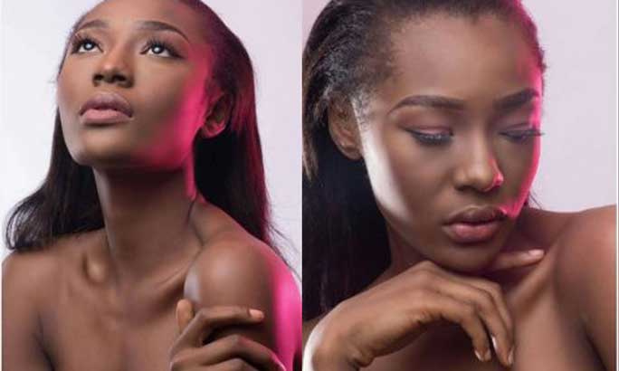 A Daring UNILAG Student,Female Model In A Mind-Controlling Seductive Professional Photo-Shoot