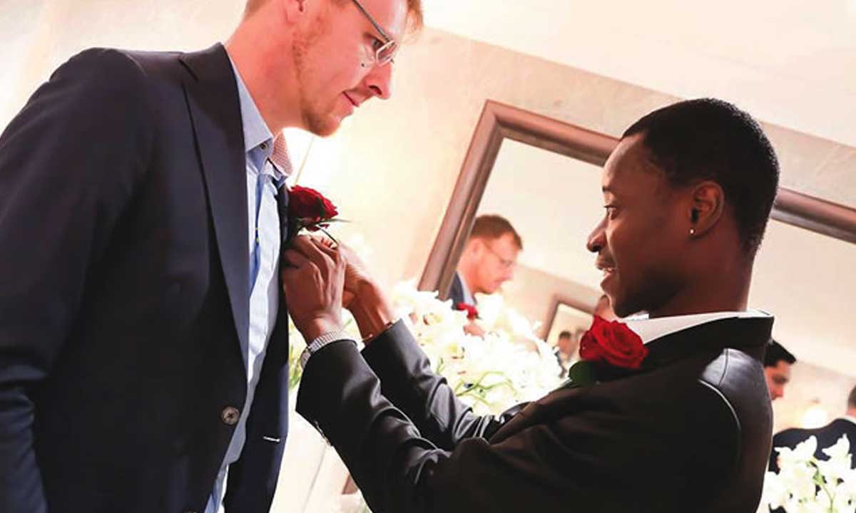 Bisi Alimi Gets Married to his British Lover, Anthony