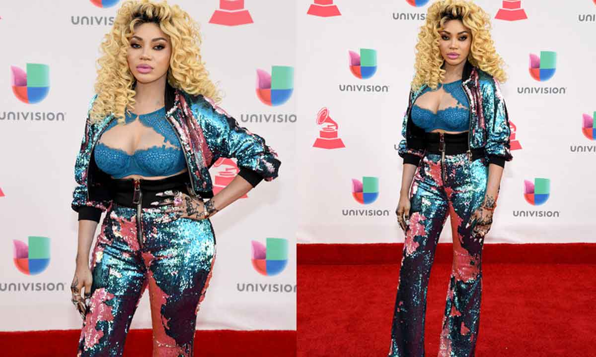 Dencia Pulls Stunts at Latin Grammy Awards with her Appearance