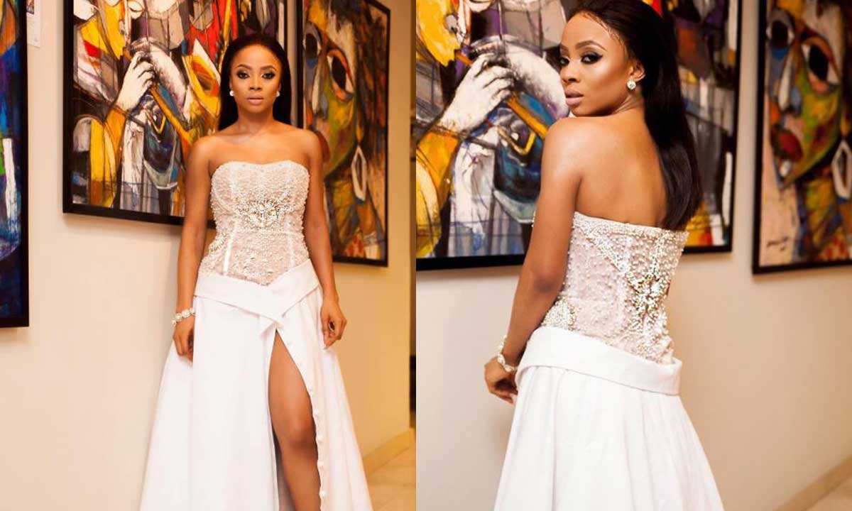 Toke Makinwa Looks Amazing In Her Outfit For Her Book Launch