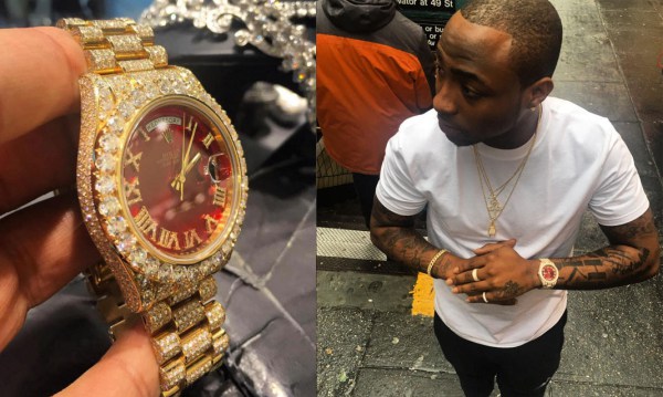 Davido Humbled by a Guy Who Just Bought His own Type of Rolex