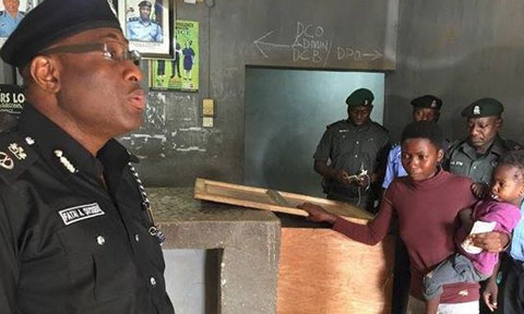 Woman Who Stole Plaintain Rescued In Lagos By Commissioner of Police