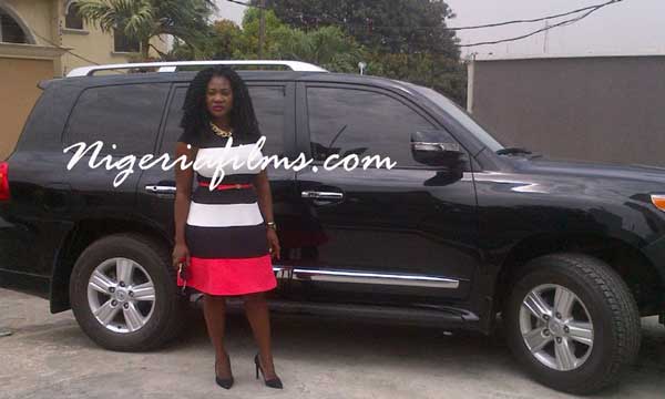 Photos: Mercy Johnson Flaunts Her Newly Customized Lexus SUV