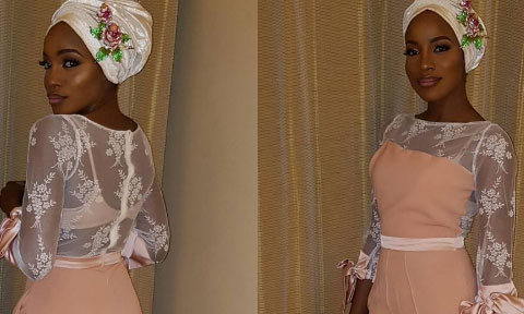 Seyi Shay Dazzles in Jumpsuit and Turban