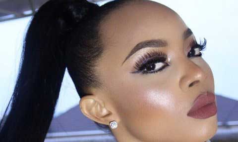 Photos: Toke Makinwa Gets Mad With Her Dog For Eating Her Shoes