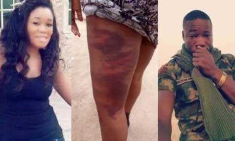 Photos: Nigerian Soldier Faces Jail Terms for Assaulting This Nollywood Actress!