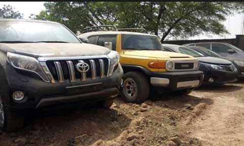 Phoros: 17 ‘Exotic Vehicles’ Recovered From Ex-Customs Boss, Dikko By The EFCC