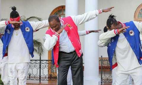 Presient of Kenyan Dabs While Kenyans Are Dying of Hunger
