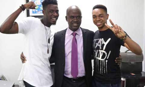 Soma and Miyonse Hosted To A Legend Extra Stout Party