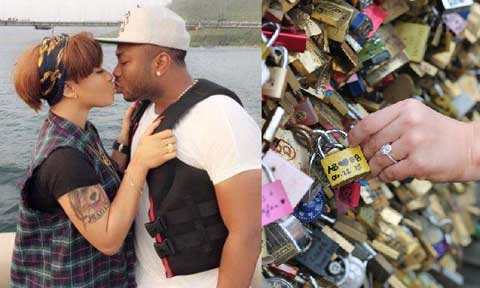 ‘Love Lock Ritual’ In Paris May Be Affecting Tonto Dikeh and Hubby Oladunni Churchill