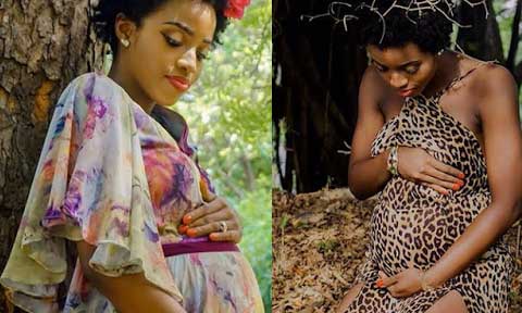 See the Lovely Maternity Photoshots of former BBA housemate, Geraldine Iheme and Otas Bazuaye