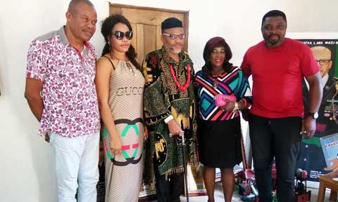 Why Nollywood Actors visits Biafran leader, Nnamdi Kalu