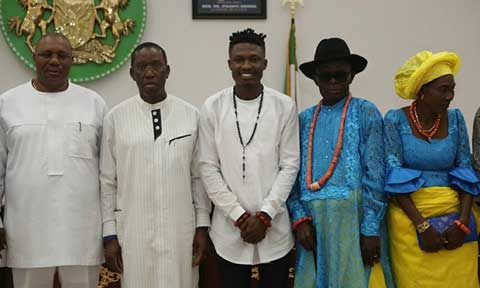 Big Brother Naija winner Efe visits Delta state Government House