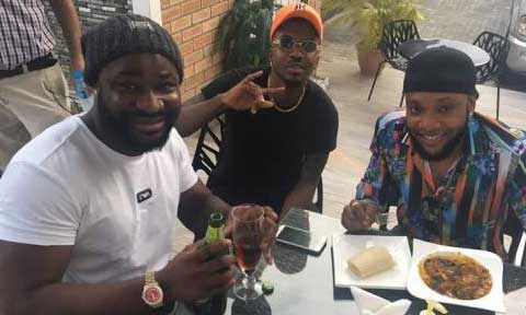 Harrysong,Kcee and Skibii spotted at Lekki
