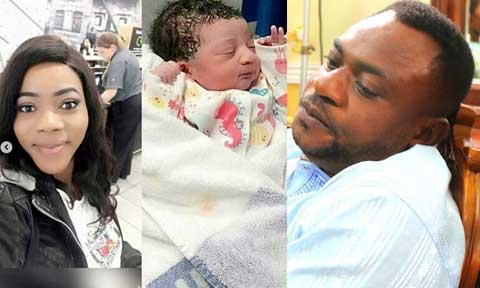 Odunlade Adekola’s Alleged Second Girlfriend, Bukky Adeeyo Gives Birth To A Girl In The UK (PHOTO)